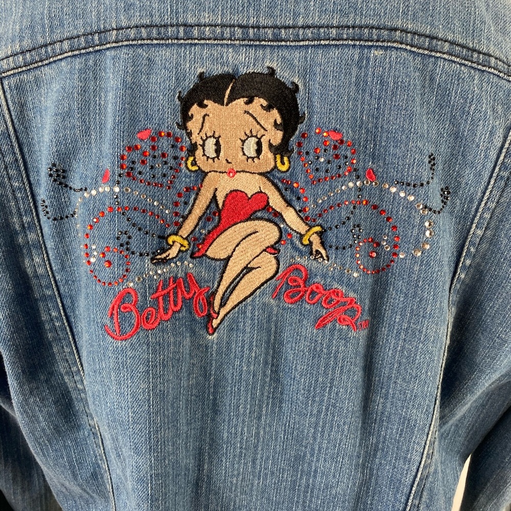 Cropped Betty Boop Jacket Small